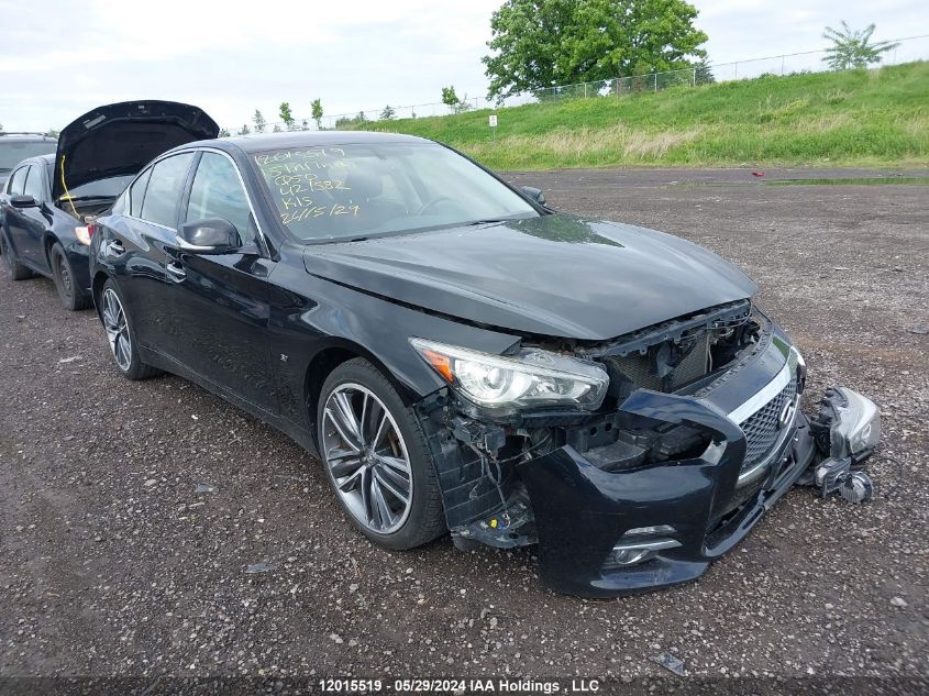 2015 Infiniti Q50 VIN: JN1BV7AR8FM421582 Lot: 12015519