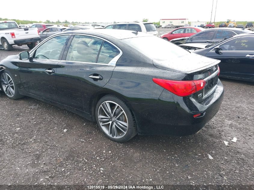 2015 Infiniti Q50 VIN: JN1BV7AR8FM421582 Lot: 12015519