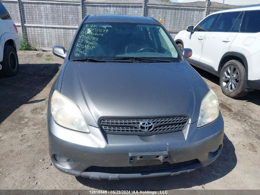 2005 Toyota Corolla Matrix Xr VIN: 2T1KR32E05C876914 Lot: 12015549