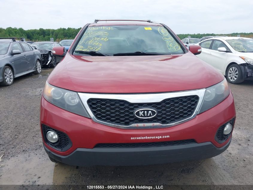 2012 Kia Sorento VIN: 5XYKTDA22CG191863 Lot: 12015553