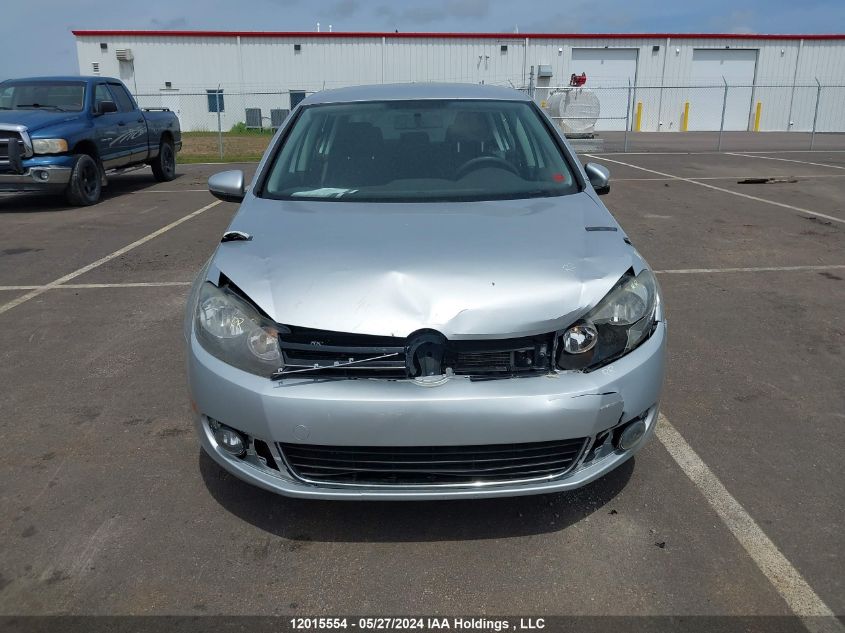 2011 Volkswagen Golf VIN: WVWDM7AJXBW210742 Lot: 12015554