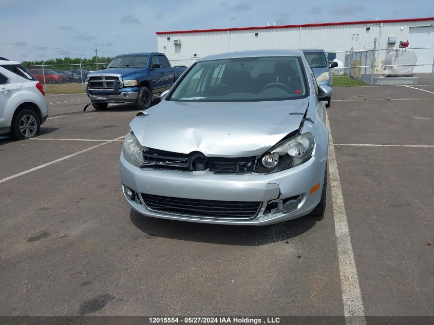 2011 Volkswagen Golf VIN: WVWDM7AJXBW210742 Lot: 12015554