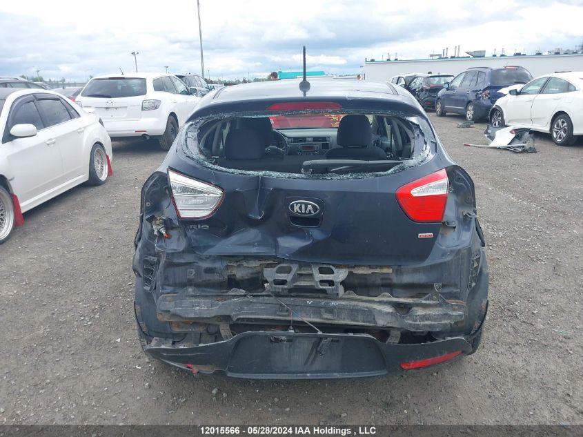 2014 Kia Rio VIN: KNADM5A38E6925395 Lot: 12015566