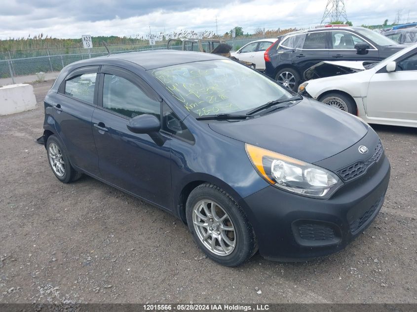 2014 Kia Rio VIN: KNADM5A38E6925395 Lot: 12015566