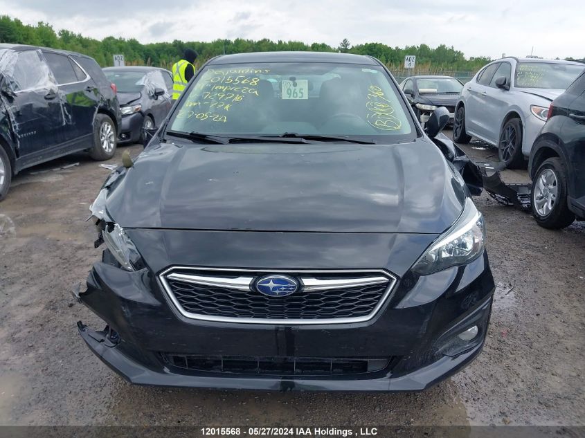 2019 Subaru Impreza Premium VIN: 4S3GTAC68K3729716 Lot: 12015568