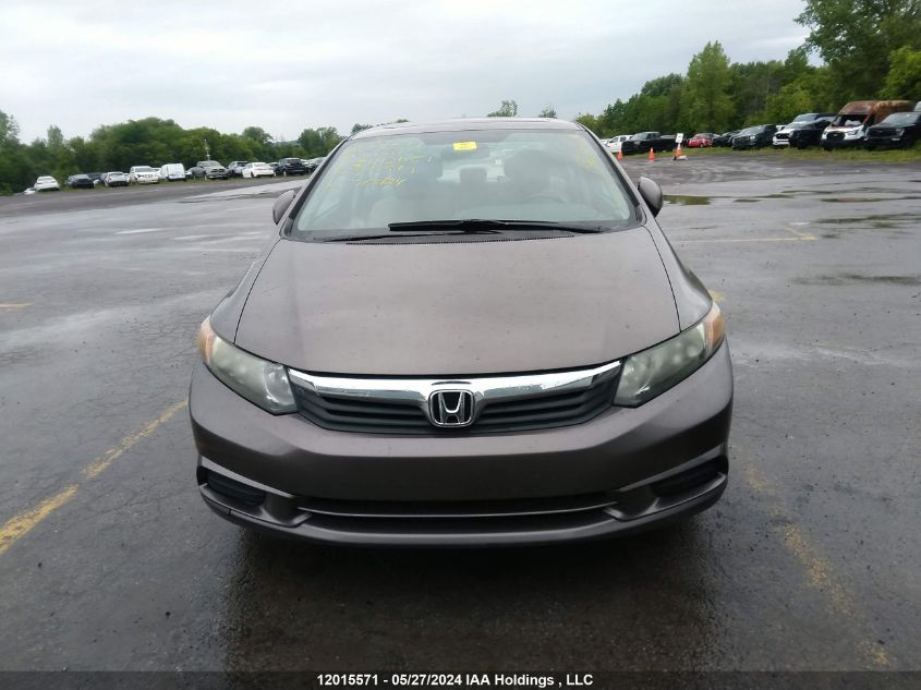 2012 Honda Civic Lx VIN: 2HGFB2F53CH012051 Lot: 12015571