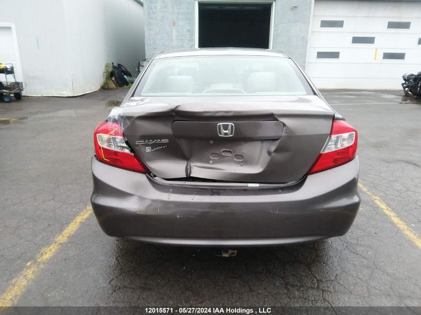 2012 Honda Civic Lx VIN: 2HGFB2F53CH012051 Lot: 12015571