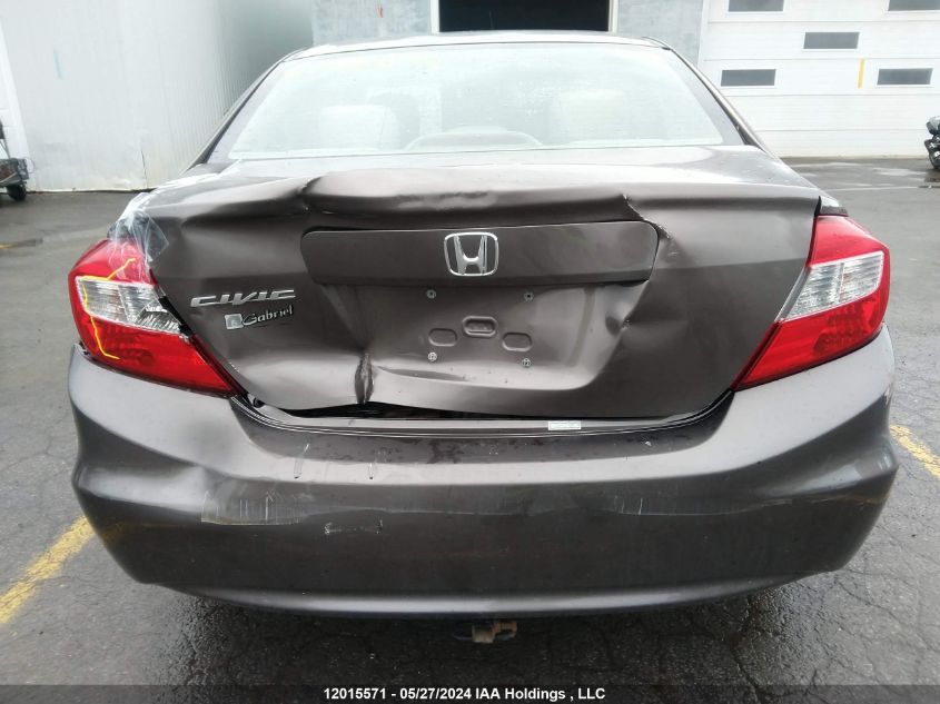 2012 Honda Civic Lx VIN: 2HGFB2F53CH012051 Lot: 12015571