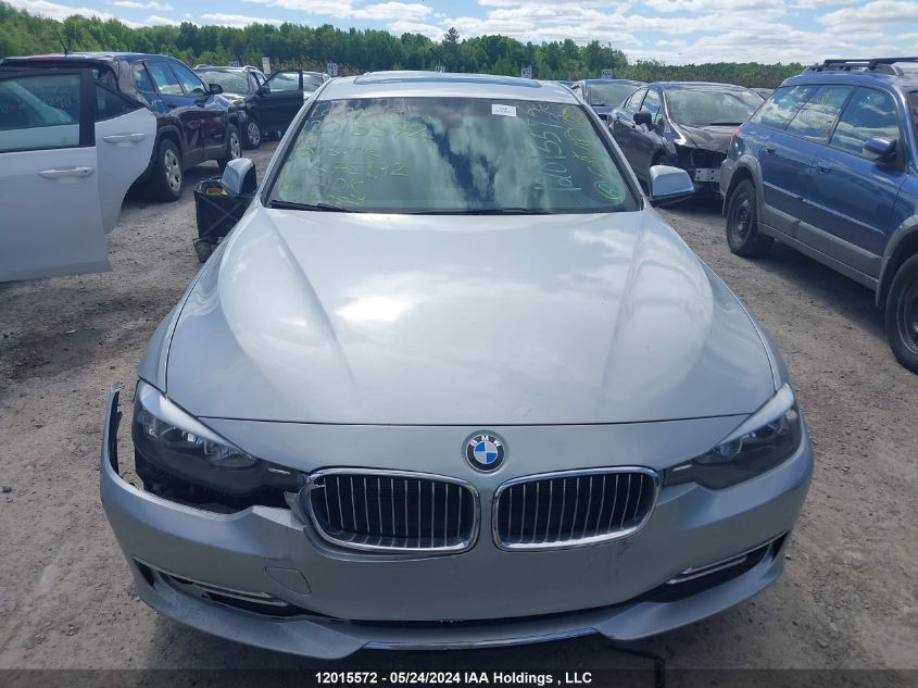2015 BMW 3 Series VIN: WBA3C3G56FNS75842 Lot: 12015572