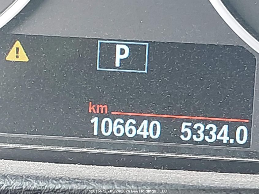 2015 BMW 3 Series VIN: WBA3C3G56FNS75842 Lot: 12015572