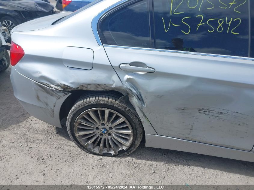 2015 BMW 3 Series VIN: WBA3C3G56FNS75842 Lot: 12015572
