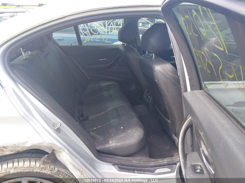 2015 BMW 3 Series VIN: WBA3C3G56FNS75842 Lot: 12015572