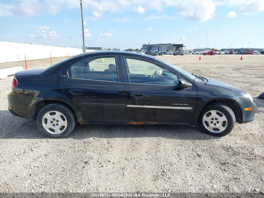 2001 Chrysler Neon VIN: 1C3ES46C31D223124 Lot: 12015573