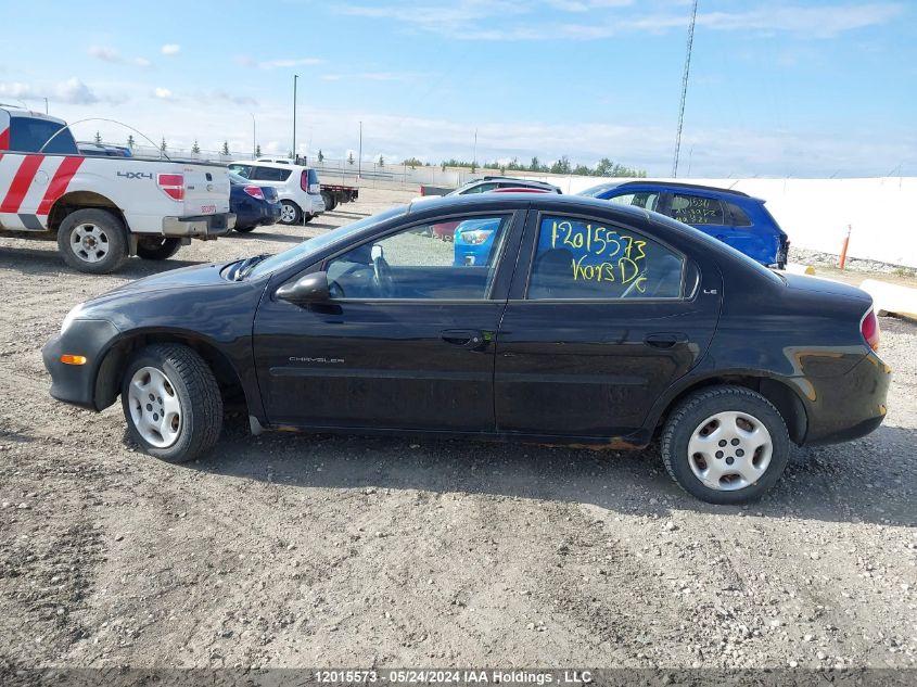 2001 Chrysler Neon VIN: 1C3ES46C31D223124 Lot: 12015573