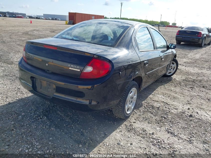 2001 Chrysler Neon VIN: 1C3ES46C31D223124 Lot: 12015573