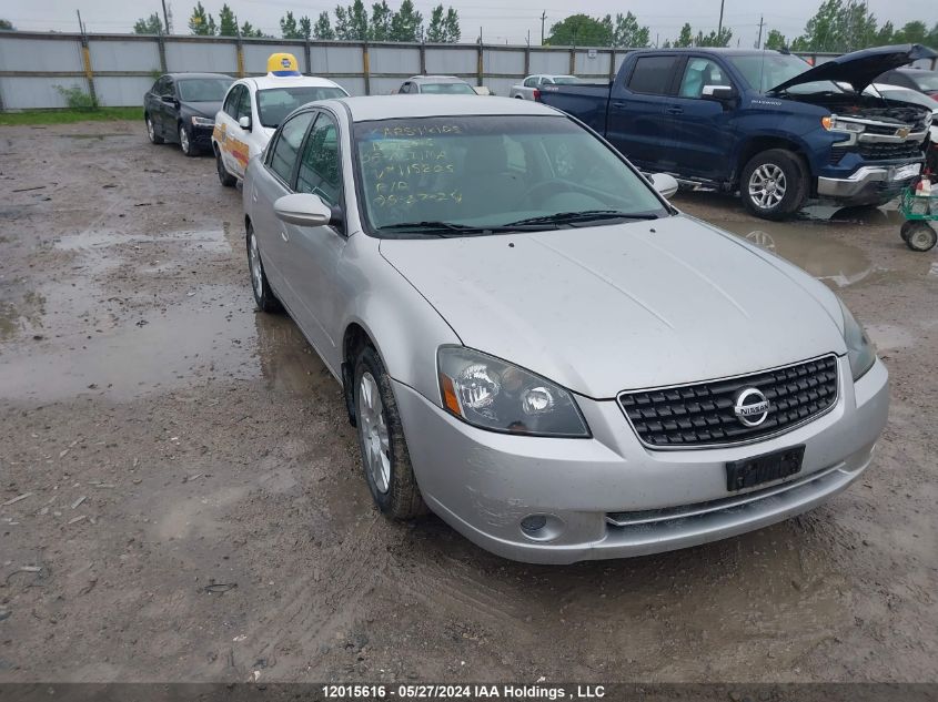 2006 Nissan Altima 2.5 S VIN: 1N4AL11D16C115805 Lot: 12015616