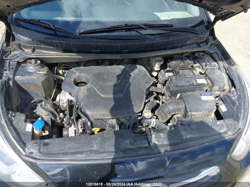 2017 Hyundai Accent Se VIN: KMHCT5AE0HU341314 Lot: 12015619