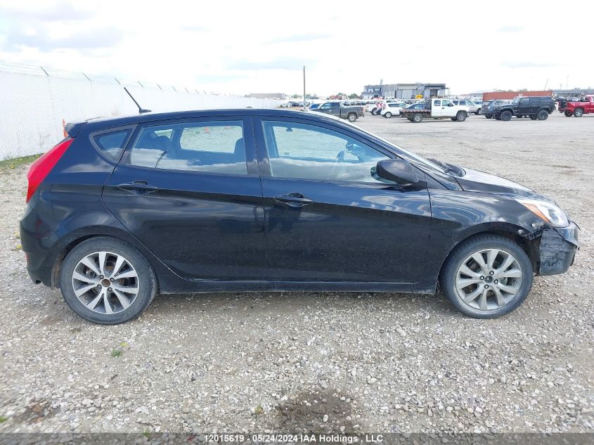 2017 Hyundai Accent Se VIN: KMHCT5AE0HU341314 Lot: 12015619