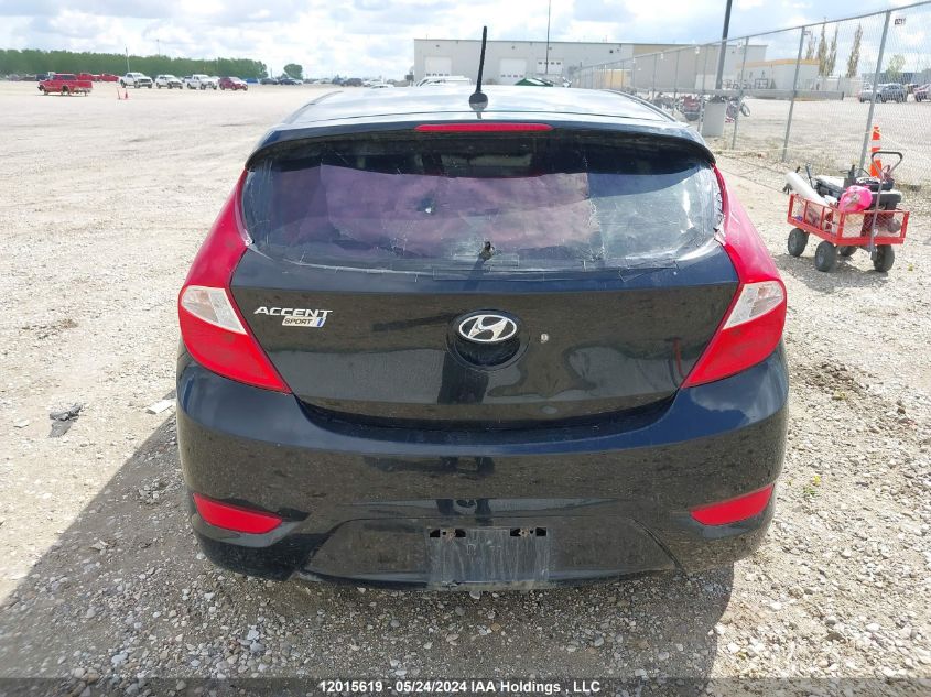 2017 Hyundai Accent Se VIN: KMHCT5AE0HU341314 Lot: 12015619