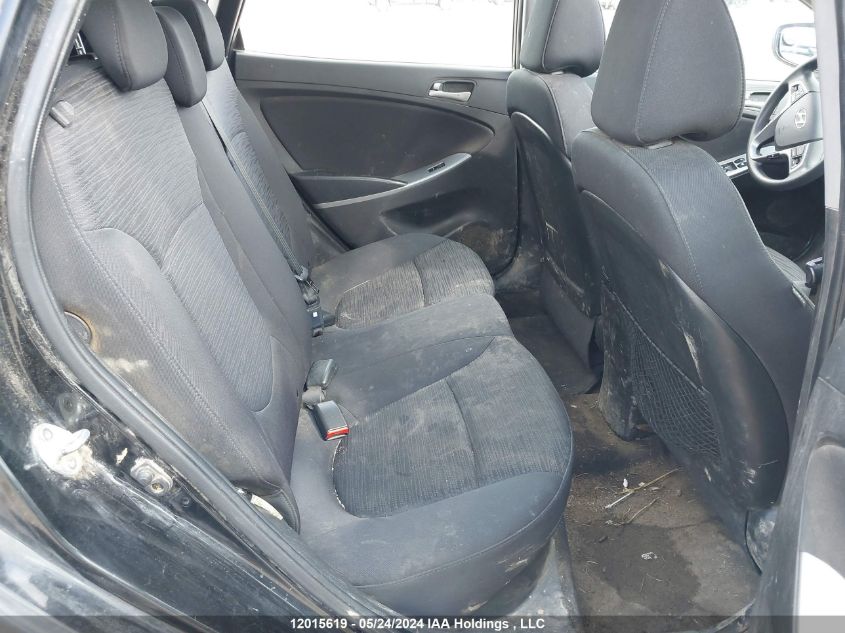 2017 Hyundai Accent Se VIN: KMHCT5AE0HU341314 Lot: 12015619