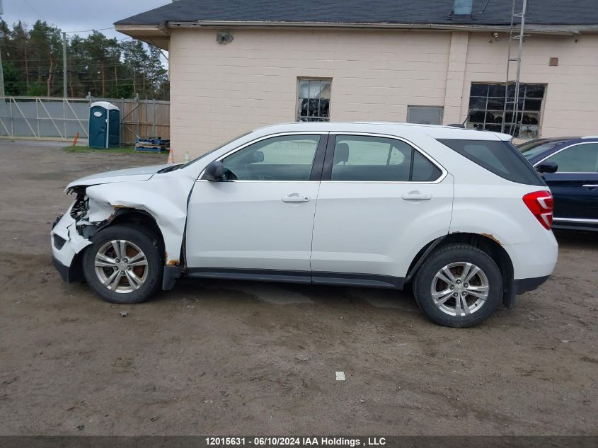 2016 Chevrolet Equinox Ls VIN: 2GNFLEEKXG6130885 Lot: 12015631