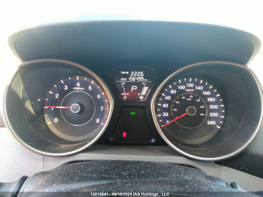 2013 Hyundai Elantra Gl VIN: 5NPDH4AE9DH152797 Lot: 12015641