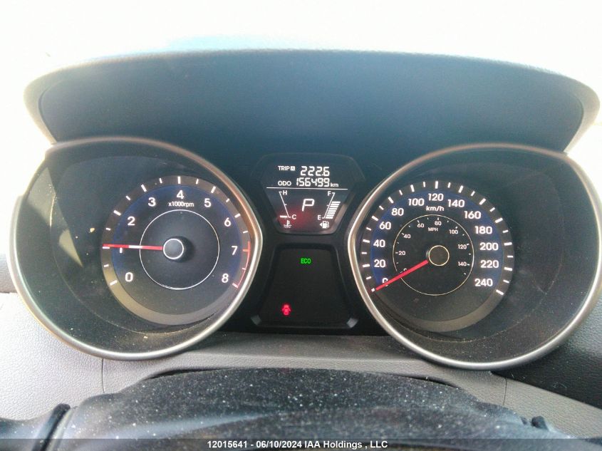 2013 Hyundai Elantra Gl VIN: 5NPDH4AE9DH152797 Lot: 12015641