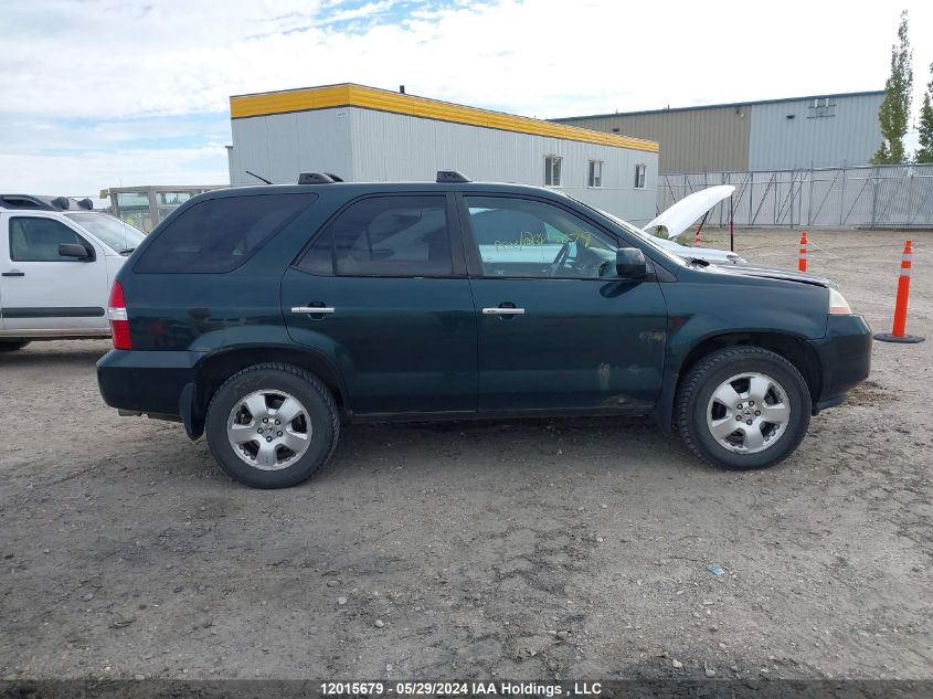 2001 Acura Mdx VIN: 2HNYD18641H002556 Lot: 12015679