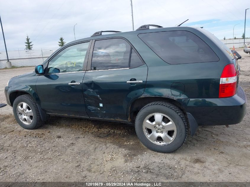 2001 Acura Mdx VIN: 2HNYD18641H002556 Lot: 12015679