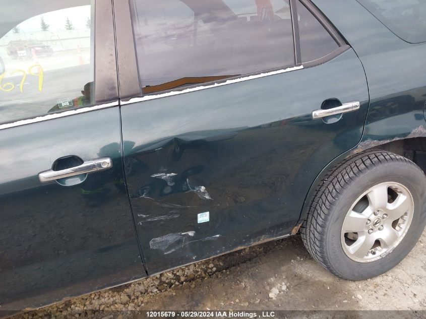 2001 Acura Mdx VIN: 2HNYD18641H002556 Lot: 12015679