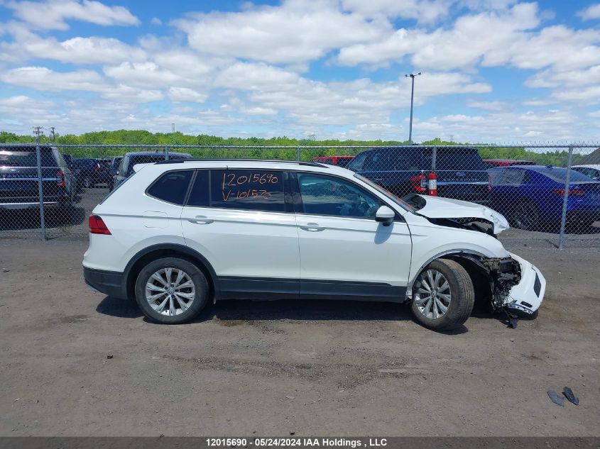 2019 Volkswagen Tiguan S VIN: 3VV0B7AX7KM101570 Lot: 12015690