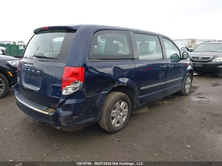 2012 Dodge Grand Caravan Se VIN: 2C4RDGBG3CR239261 Lot: 12015706