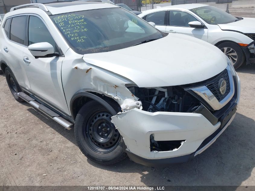 2018 Nissan Rogue Sv/Sl VIN: 5N1AT2MVXJC721905 Lot: 12015707