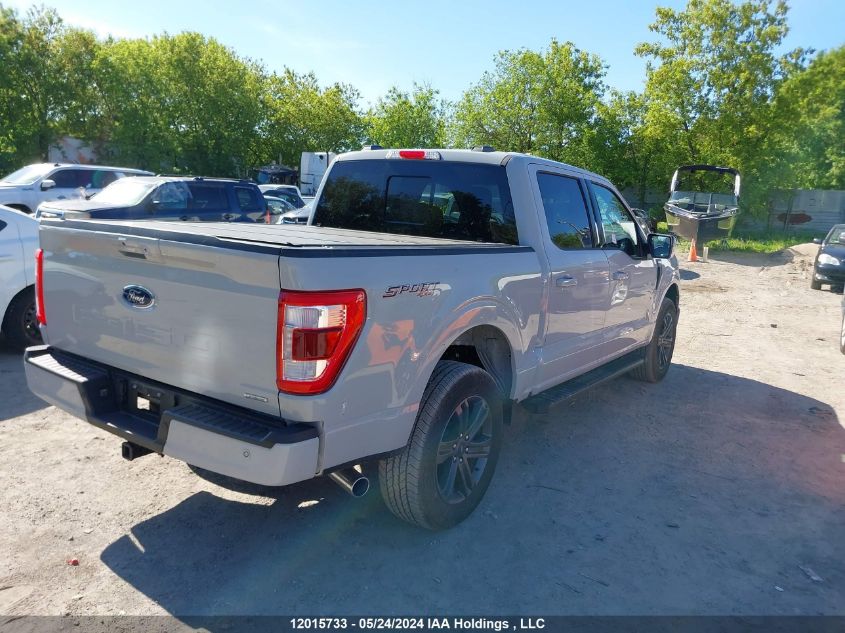 2023 Ford F150 Supercrew VIN: 1FTEW1EP8PKF51775 Lot: 12015733