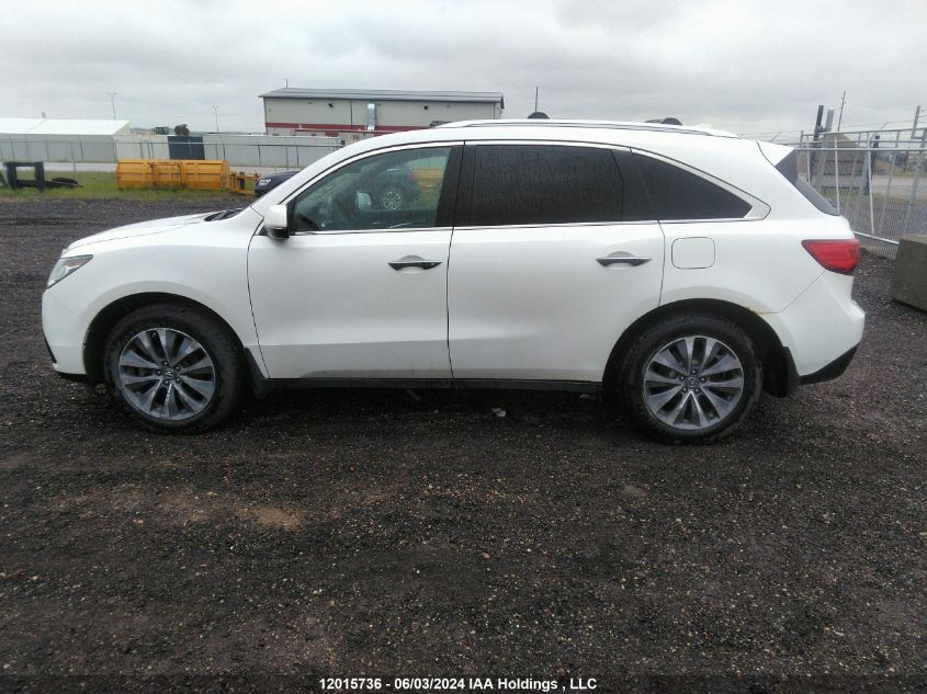 2016 Acura Mdx VIN: 5FRYD4H61GB506096 Lot: 12015736