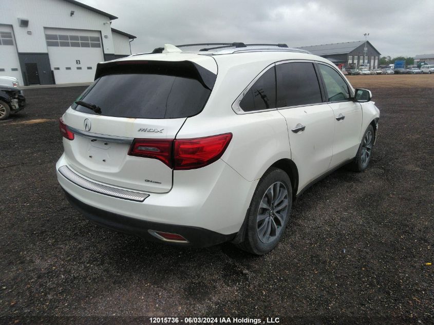 2016 Acura Mdx VIN: 5FRYD4H61GB506096 Lot: 12015736