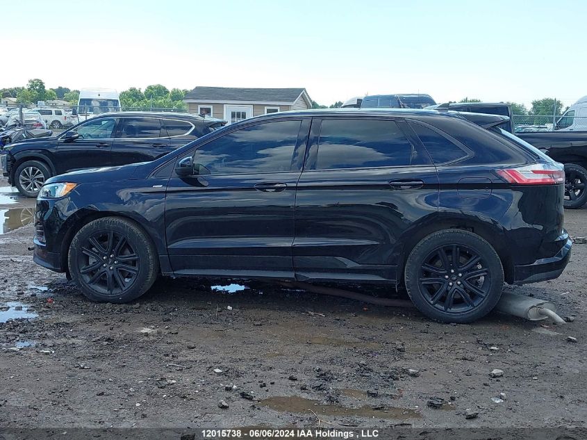 2021 Ford Edge Sel VIN: 2FMPK4J94MBA30308 Lot: 12015738