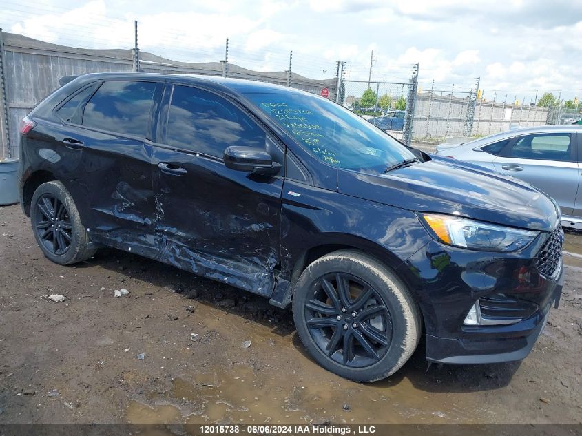 2021 Ford Edge Sel VIN: 2FMPK4J94MBA30308 Lot: 12015738