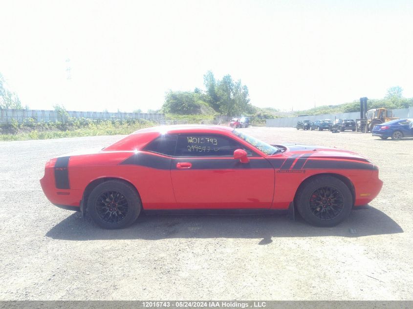 2010 Dodge Challenger Se VIN: 2B3CJ4DV9AH249547 Lot: 12015743