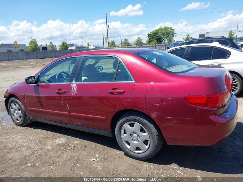 2005 Honda Accord Lx VIN: 1HGCM56485A806731 Lot: 12015744