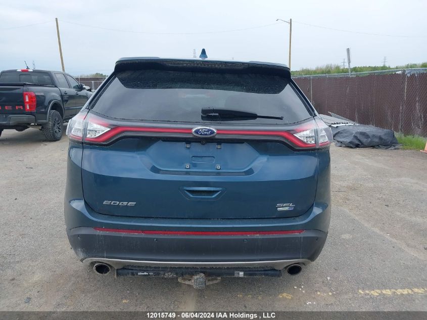 2016 Ford Edge Sel VIN: 2FMPK4J99GBC38513 Lot: 12015749