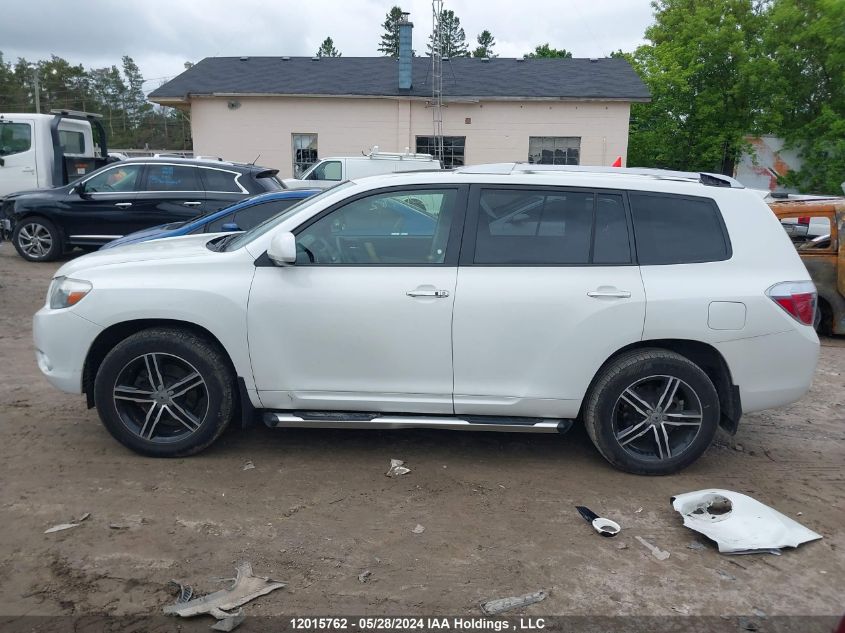 2010 Toyota Highlander VIN: JTEJW3EH6A2038577 Lot: 12015762