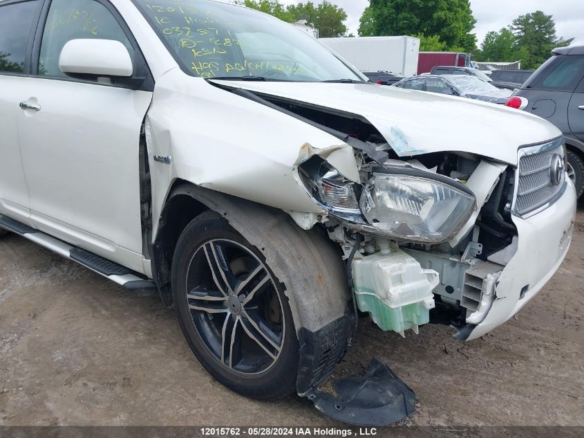 2010 Toyota Highlander VIN: JTEJW3EH6A2038577 Lot: 12015762