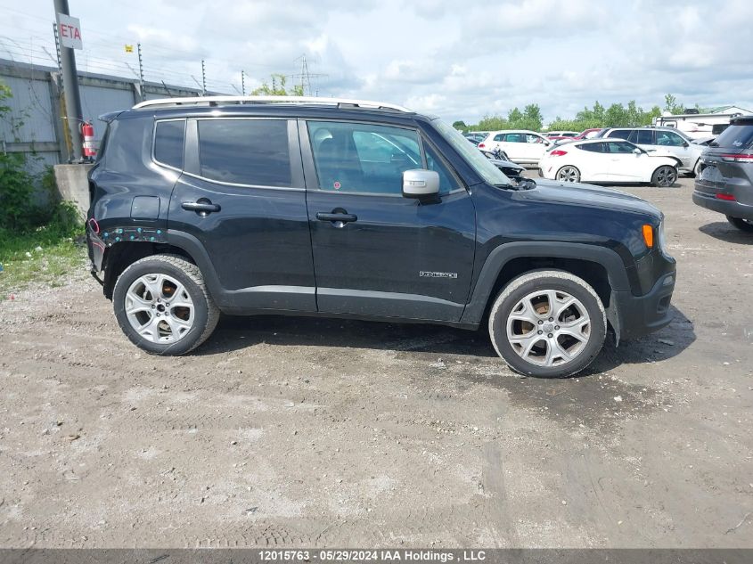 2016 Jeep Renegade Limited VIN: ZACCJBDT4GPD50195 Lot: 12015763