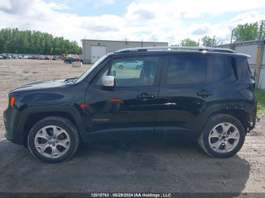 2016 Jeep Renegade Limited VIN: ZACCJBDT4GPD50195 Lot: 12015763
