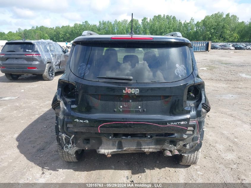 2016 Jeep Renegade Limited VIN: ZACCJBDT4GPD50195 Lot: 12015763