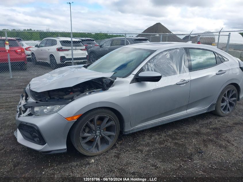 2018 Honda Civic VIN: SHHFK7H40JU309473 Lot: 12015786