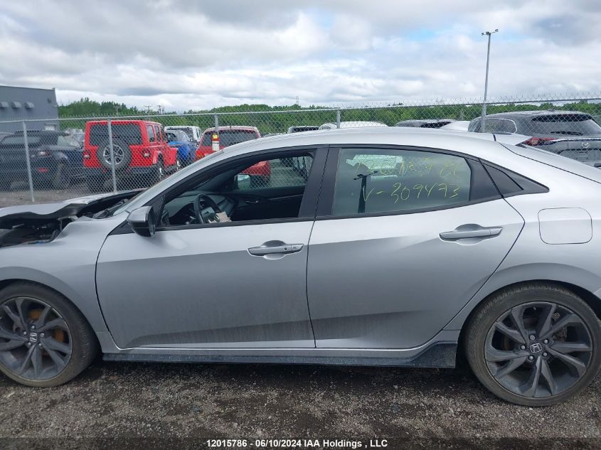 2018 Honda Civic VIN: SHHFK7H40JU309473 Lot: 12015786