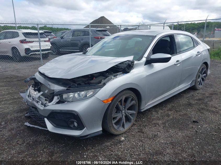 2018 Honda Civic VIN: SHHFK7H40JU309473 Lot: 12015786