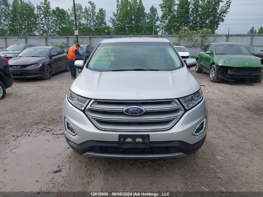 2016 Ford Edge Sel VIN: 2FMPK4J8XGBB39660 Lot: 12015800